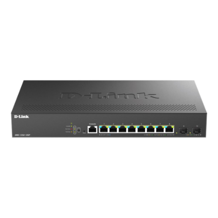 Šakotuvas D-LINK DMS-1250-10SP/E 10 prievadų 2.5G išmanusis valdomas PoE komutatorius | D-Link