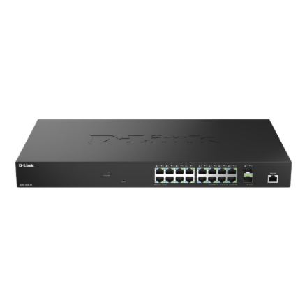 Šakotuvas D-LINK DMS-1250-18/E 18 prievadų 2.5G išmanusis valdomas komutatorius | D-Link