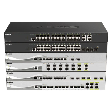Šakotuvas D-LINK DXS-1210-28S 10 Gigabit Ethernet išmanieji valdomi jungikliai | D-Link | Gigabit Ethernet Smart Managed Switch | DXS-1210-28S | Tvarkoma L2 | Montuojamas ant stovo