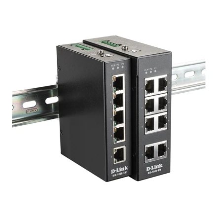 Šakotuvas D-LINK 8 prievadų nevaldomas Layer2 greitas eterneto pramoninis jungiklis