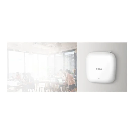 Maršrutizatorius D-Link | Nuclias Connect AX1800 Wi-Fi 6 prieigos taškas | DAP-X2810 | 802.11ac | Tinklelio atramos Nr. | 1200+574 Mbit/s | 10/100/1000 Mbit/s | Ethernet LAN (RJ-45) jungtys 1 | Nėra mobiliojo plačiajuosčio ryšio | MU-MiMO Taip | PoE į | Antenos tipas 2xVidinė