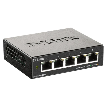 Šakotuvas D-LINK Easy Smart Managed Switch 5 prievadų Gigabit
