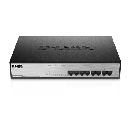Šakotuvas D-Link | Jungiklis | DGS-1008MP | Nevaldomas | Montuojamas ant stovo | Gigabit Ethernet (vario) jungtys kiekis 8 | Maitinimas per Ethernet (PoE) jungtys kiekis 8 | Maitinimo tipas Vienvietis | 24 mėn.