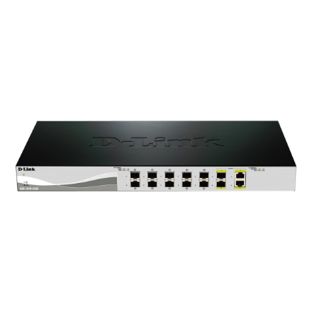 Šakotuvas D-Link | Komutatorius | DXS-1210-12SC | Žiniatinklio valdymas | Darbalaukio kompiuteriai | SFP+ jungčių kiekis: 10 | Kombinuotų jungčių kiekis: 2 | Maitinimo šaltinio tipas: Vienas | 24 mėn.