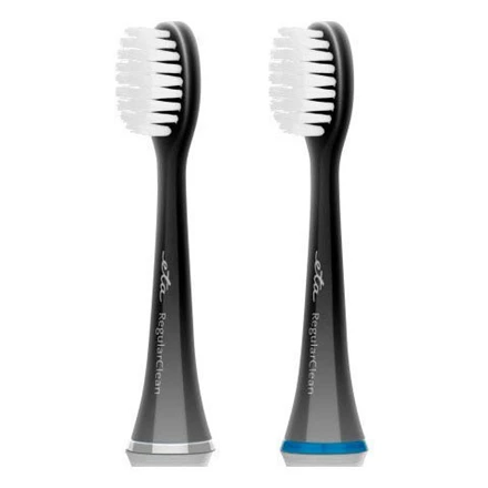 ETA | Dantų šepetėlis replacement | RegularClean ETA070790500 | Heads | Suaugusiems | Šepetėlių skaičius galvutės įeina 2 | Number of teeth brushing modes Does not apply | Juodas