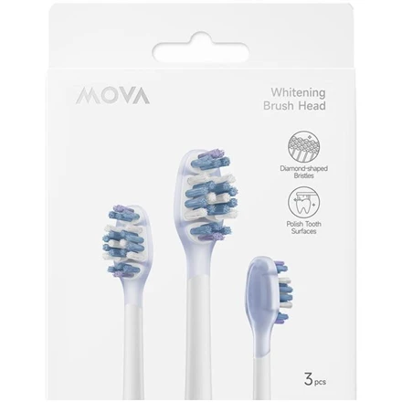Mova ABH2-WH Whitening | 3 vnt. | balta