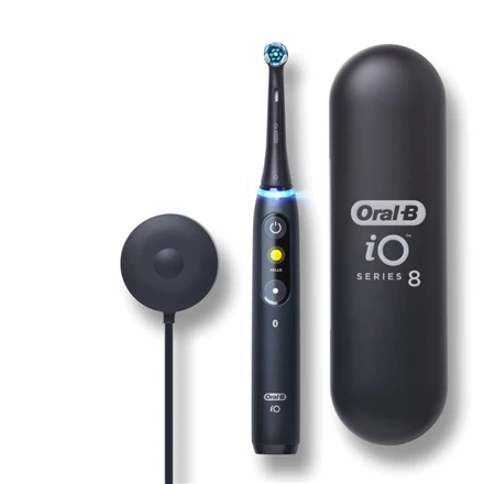 Elektrinis dantų šepetėlis Oral-B iO8, juodas