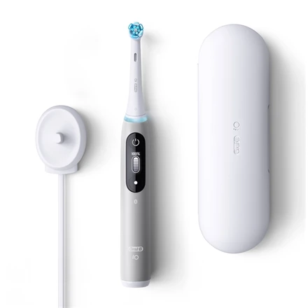 Elektrinis dantų šepetėlis Braun iOM6.1A6.1K Oral-B iO6, pilkos spalvos