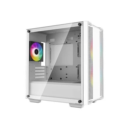 „Deepcool“ | ARGB „Micro-ATX“ korpusas | CC360 | Baltas | Mini-ITX / Micro-ATX | ATX PS2 (didžiausias ilgis: 160 mm)