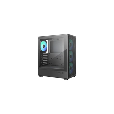 Deepcool Case | CC550 4F | Mid Tower | ATX PS2 (maximum length: 180 mm) | Juodas