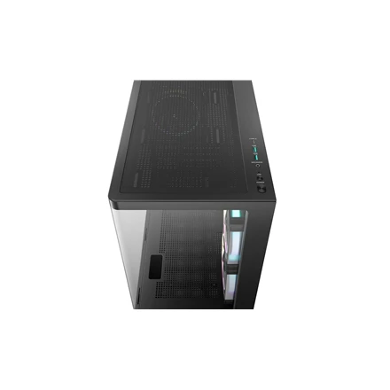 Deepcool Case | CG380U 3F | Micro ATX | Juodas