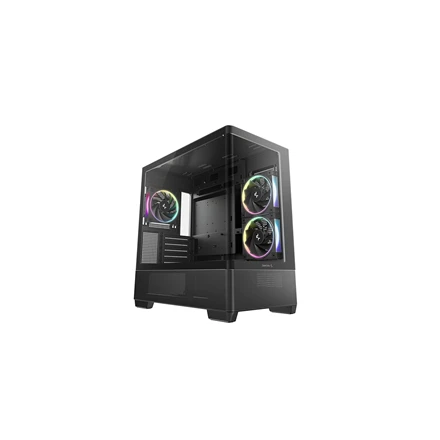 Deepcool Case | CG380U 3F | Micro ATX | Juodas
