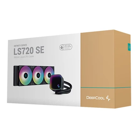 Deepcool | Liquid CPU Cooler | LS720 SE | Juodas | Intel, AMD
