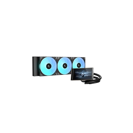 Deepcool LT360 VISION ARGB | Liquid Cooler | Juodas | Intel, AMD