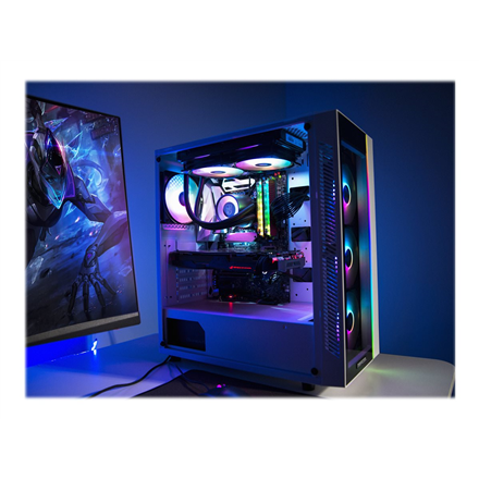 Korpusas Deepcool MATREXX 55 V3 ADD-RGB WH 3F Baltas, ATX