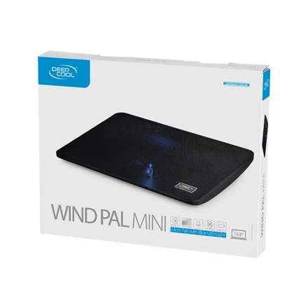 Deepcool | Wind Pal Mini | Nešiojamojo kompiuterio aušintuvas iki 15,6" | 340X250X25mm mm | 575g g