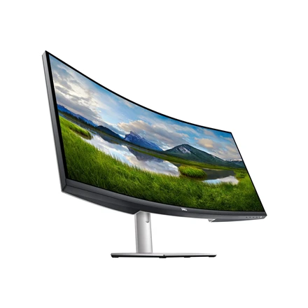 Monitorius Dell USB-C S3423DWC, 34Inch/Curved/ 3440 x 1440/ LED LCD/ VA/ 4ms/ 100Hz/300cd/m²,USB-C/ DP/ USB-A/HDMI, Audio Out, AMD FreeSync