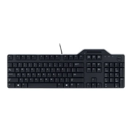 Dell Russian (QWERTY) Dell KB-813 Smartcard Reader Klaviatūra su USB jungtimi Juodas