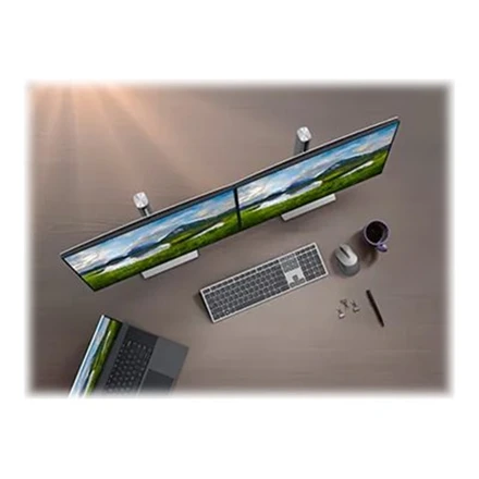 Dell Premier Multi-Device Klaviatūra ir pelė | KM7321W | Klaviatūros ir pelės rinkinys | Wireless | Ukrainian | Titanium Gray | 2.4 GHz, Bluetooth 5.0