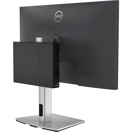 Laikiklis Dell | Desk Mount | OptiPlex Micro AIO MFS22 | Tilt, swivel, height adjustment, pivot | 19-27 " | Sidabrinis