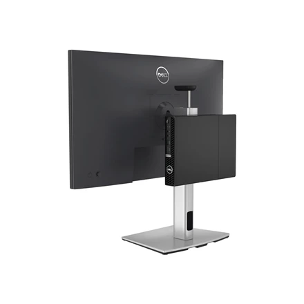 Laikiklis Dell | Desk Mount | OptiPlex Micro AIO MFS22 | Tilt, swivel, height adjustment, pivot | 19-27 " | Sidabrinis