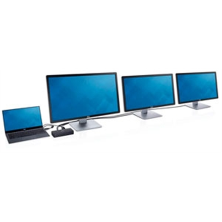 Dell Ultra HD Triple Video Docking Station D3100 USB vaizdo prijungimo stotis, Ethernet LAN (RJ-45) jungtys 1, DisplayPorts kiekis 1, USB 2.0 jungtys 2 kiekis, HDMI jungtys 2 kiekis, Ethernet LAN, Garantija 12 mėn.