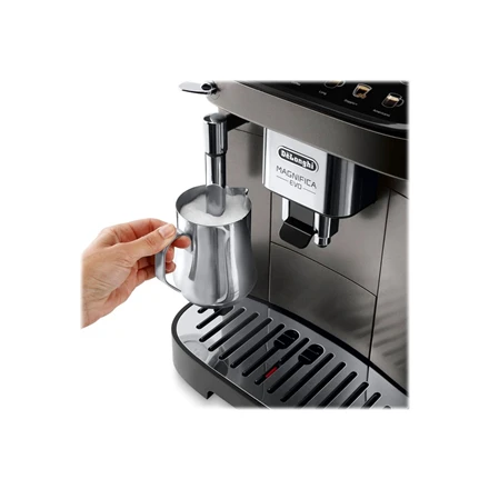 Kavos aparatas Delonghi | | ECAM 290.42.TB Magnifica Evo | Slėgis 15 bar | Su pieno plakikliu | Automatinis | 1450 W | Sidabrinis/Juodas