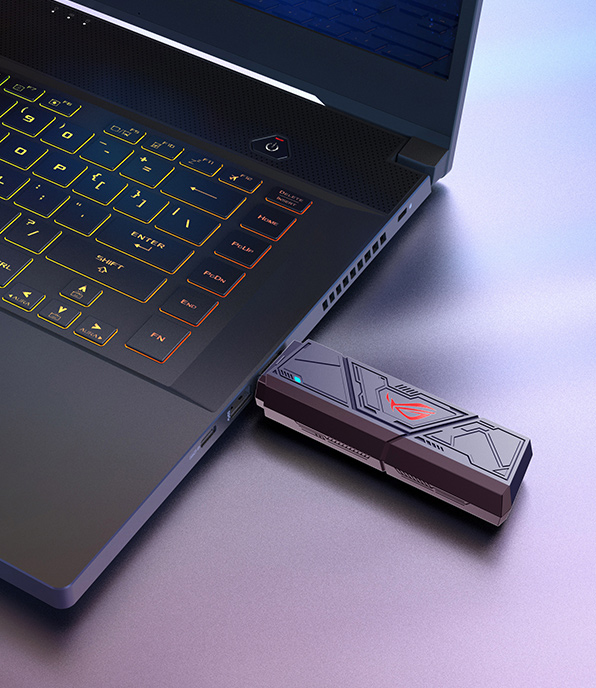 Asus ROG USB-BE92 Belaidis USB tinklo adapteris aprašymas - Prekės nuotrauka