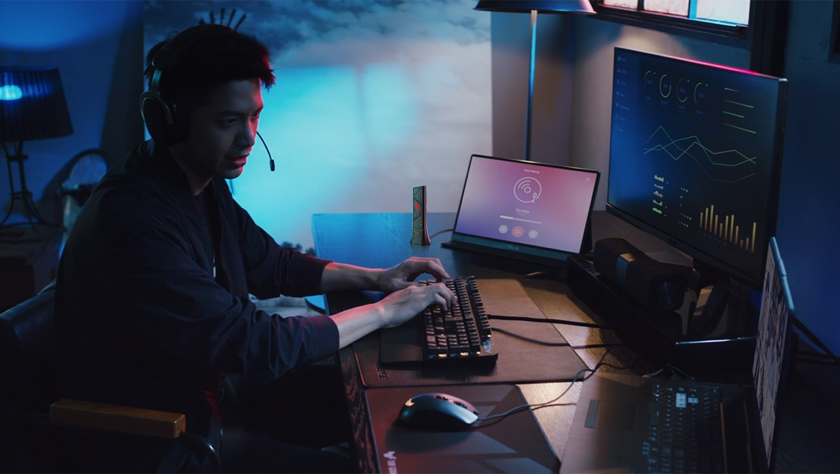 Asus ROG USB-BE92 Belaidis USB tinklo adapteris aprašymas - Prekės nuotrauka