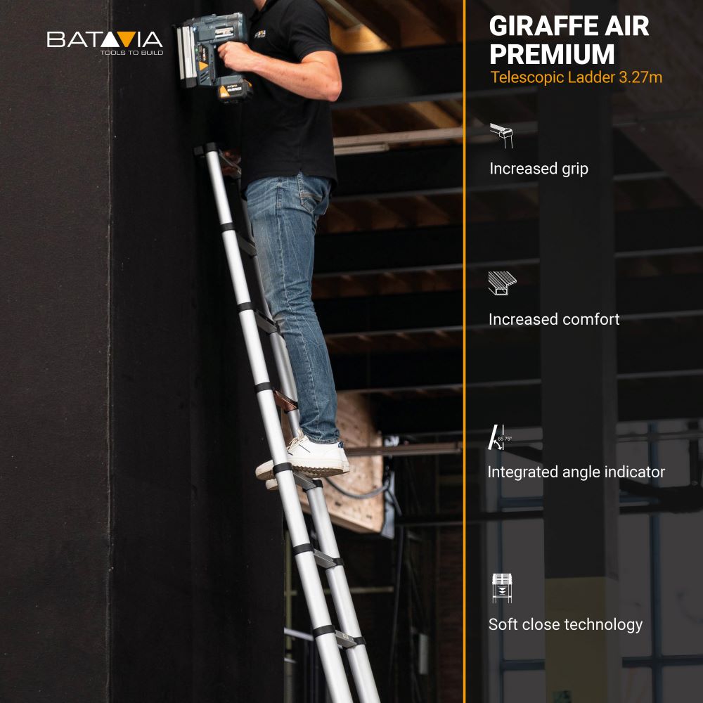 Teleskopinės kopėčios Batavia Giraffe AIR, 3,27 m aprašymas - Prekės nuotrauka