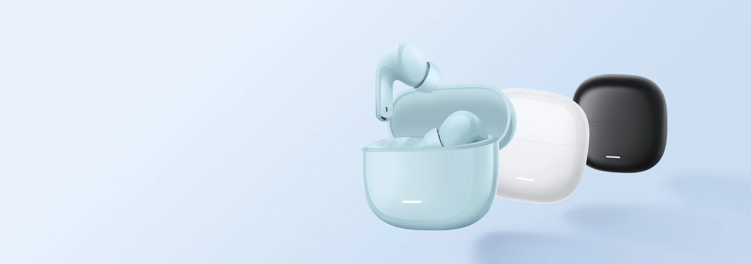 Belaidės ausinės Xiaomi REDMI Buds 8 Lite, spalva: juoda aprašymas - Prekės nuotrauka