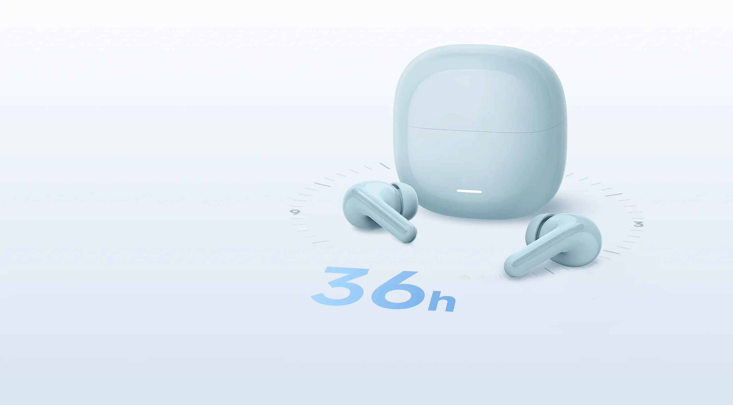 Belaidės ausinės Xiaomi REDMI Buds 8 Lite, spalva: juoda aprašymas - Prekės nuotrauka