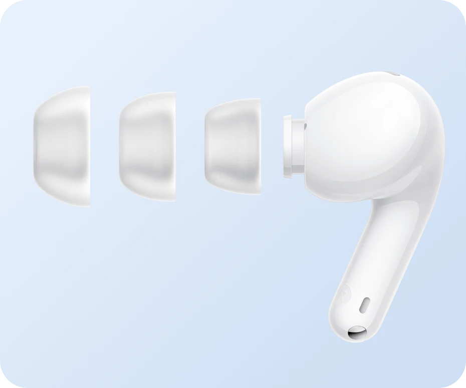 Belaidės ausinės Xiaomi REDMI Buds 8 Lite, spalva: juoda aprašymas - Prekės nuotrauka