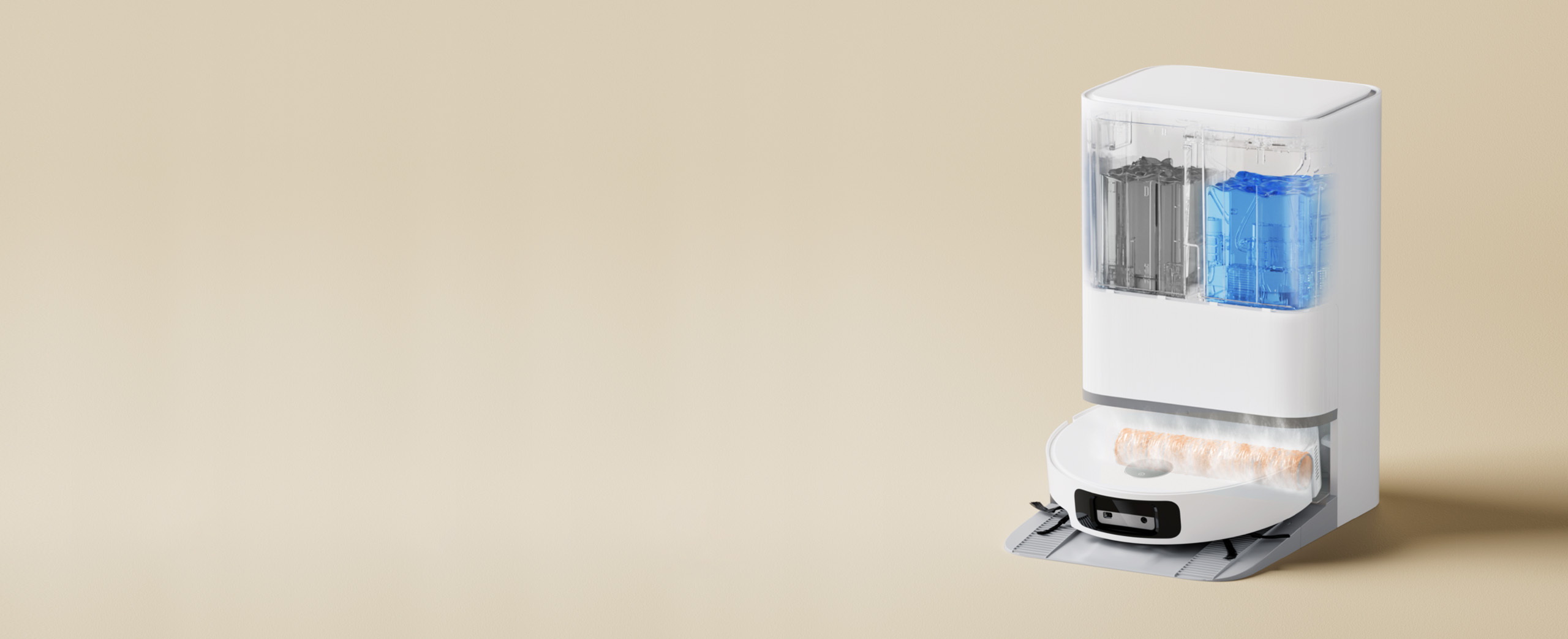 Dulkių siurblys - robotas Xiaomi Robot Vacuum 6 EU, Baltas aprašymas - Prekės nuotrauka