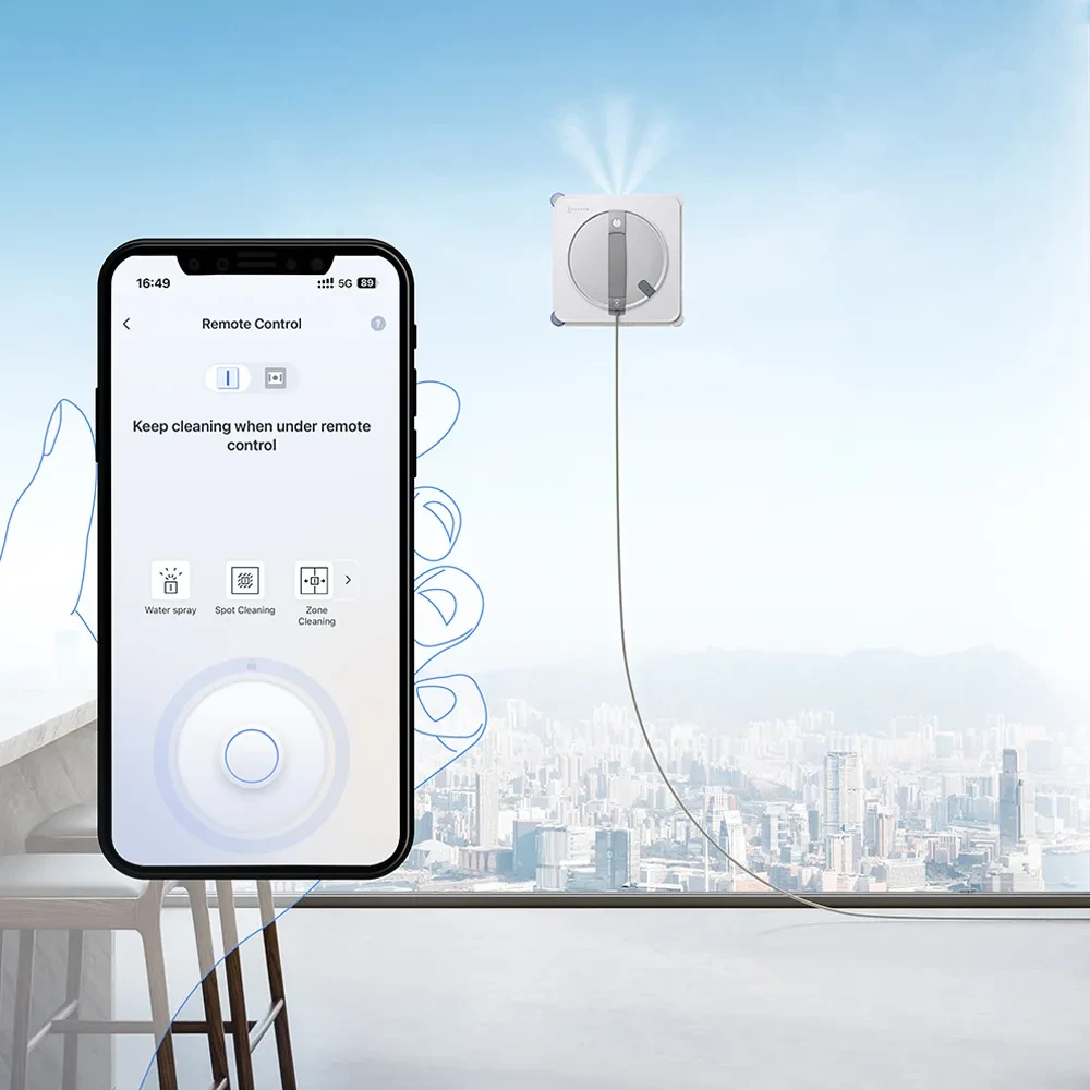 Langų valymo robotas Ecovacs WINBOT W2S, 8000 Pa, Baltas aprašymas - Prekės nuotrauka