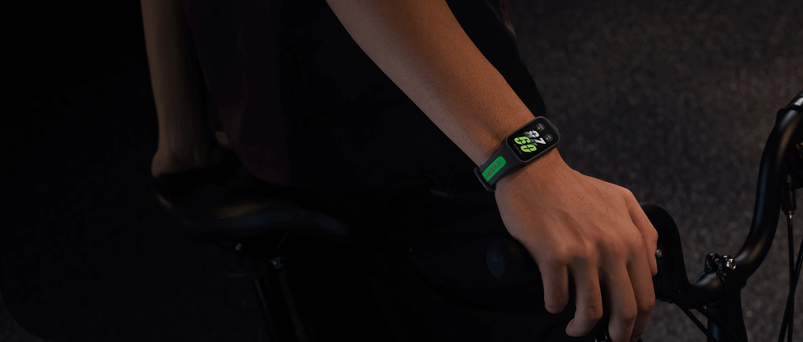 Išmanioji apyrankė Xiaomi Smart Band 9 Active, Violetinės spalvos aprašymas - Prekės nuotrauka