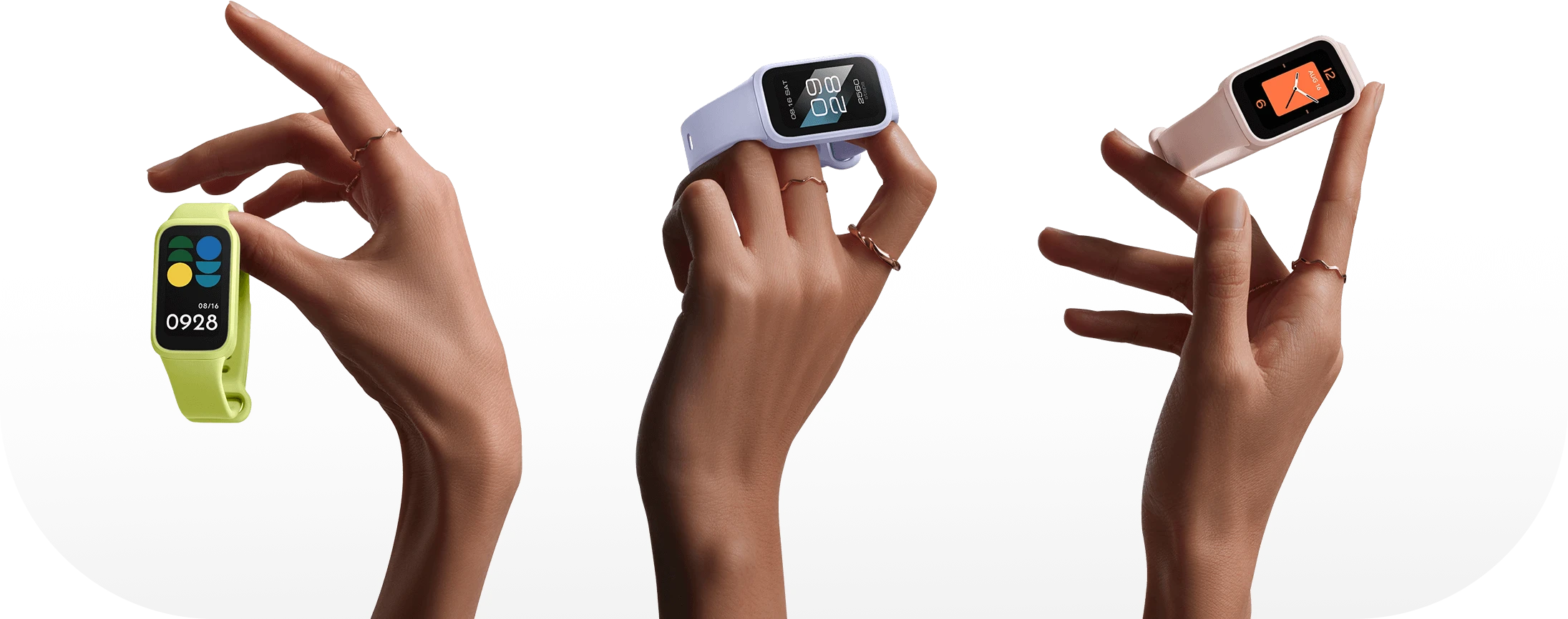Išmanioji apyrankė Xiaomi Smart Band 9 Active, Violetinės spalvos aprašymas - Prekės nuotrauka