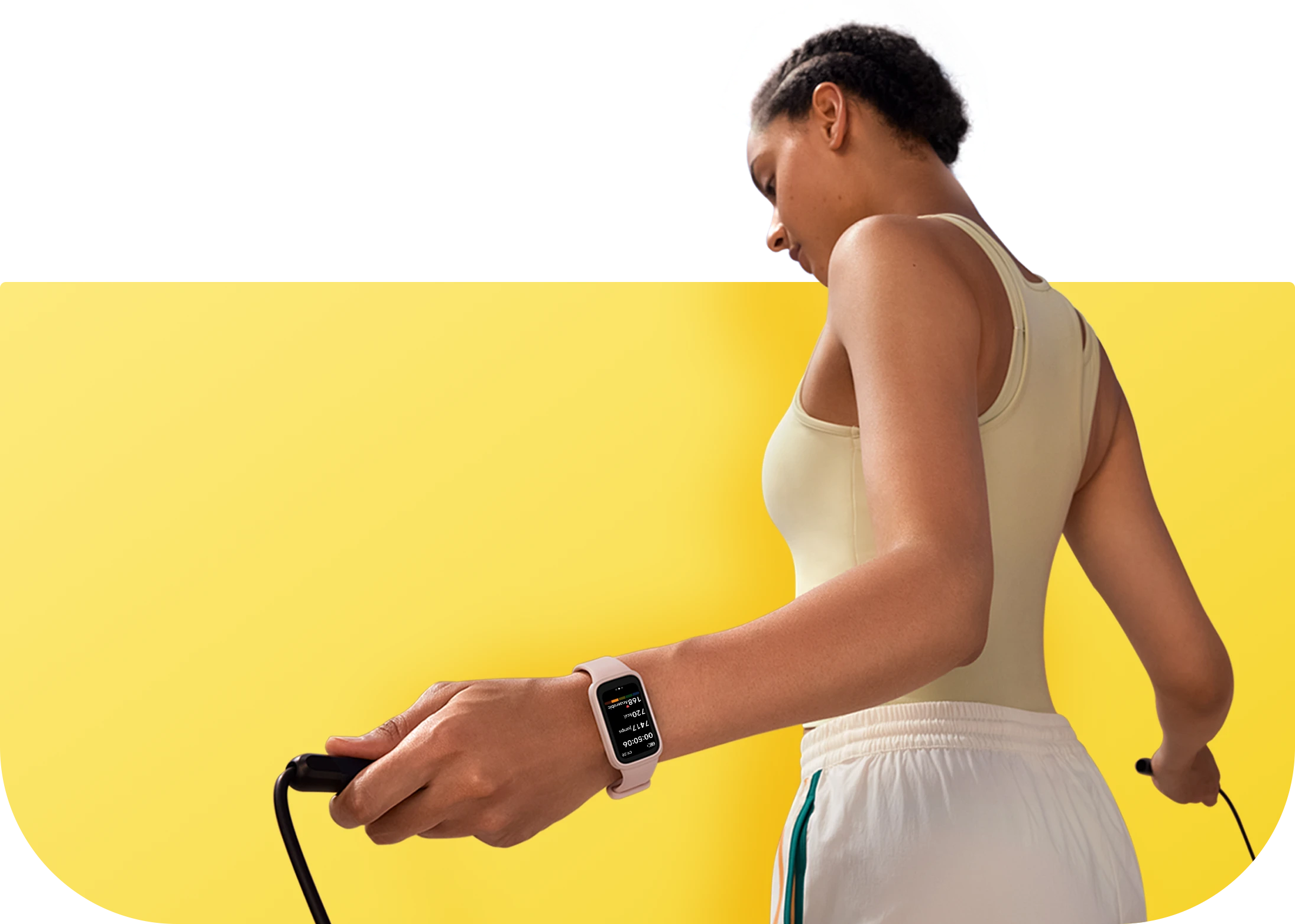Išmanioji apyrankė Xiaomi Smart Band 9 Active, Violetinės spalvos aprašymas - Prekės nuotrauka