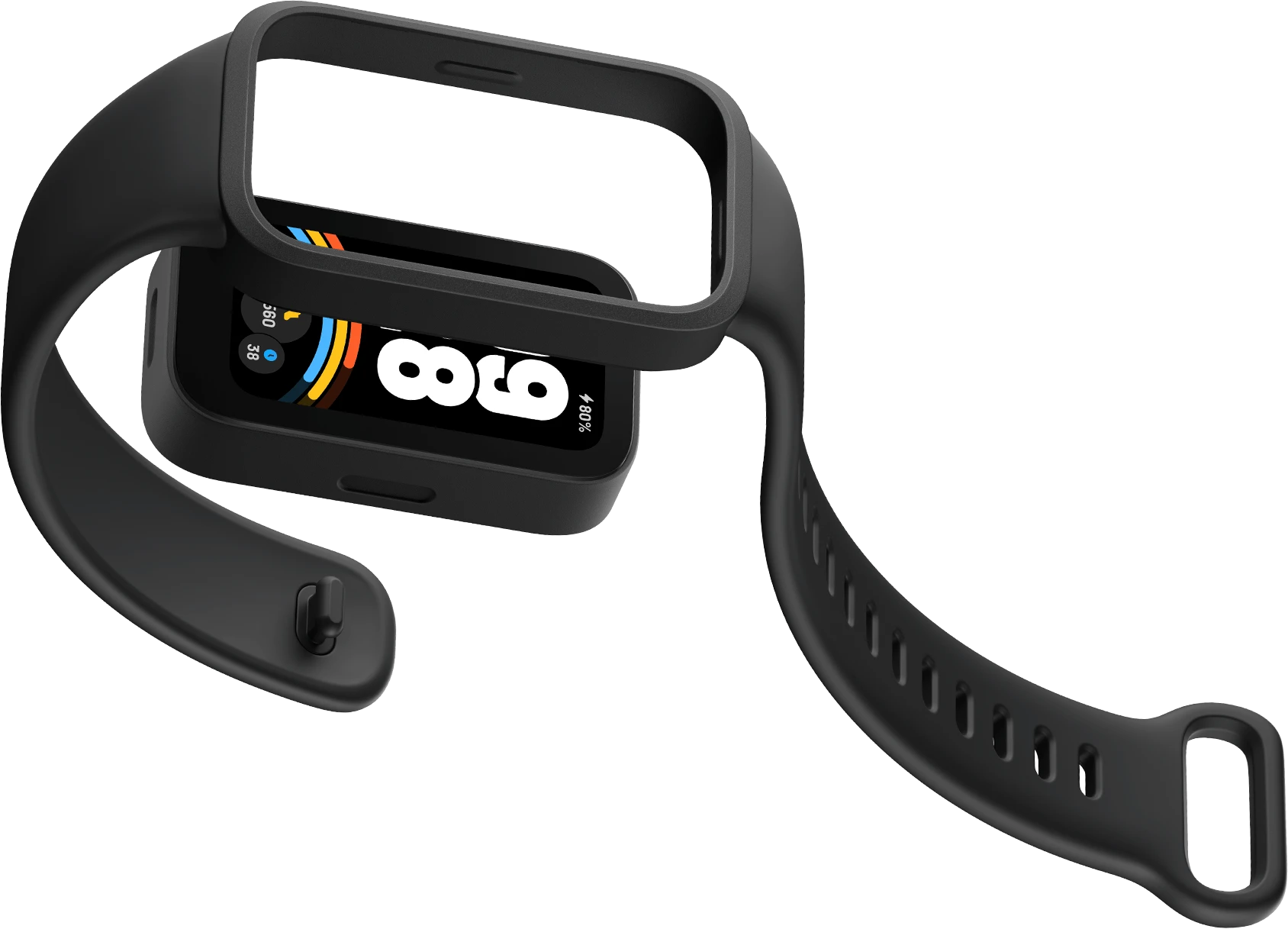Išmanioji apyrankė Xiaomi Smart Band 9 Active, Violetinės spalvos aprašymas - Prekės nuotrauka