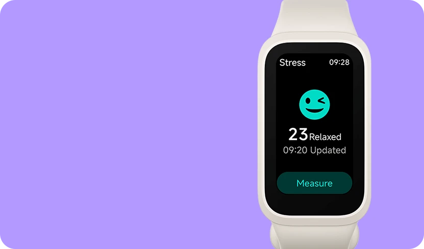 Išmanioji apyrankė Xiaomi Smart Band 9 Active, Violetinės spalvos aprašymas - Prekės nuotrauka