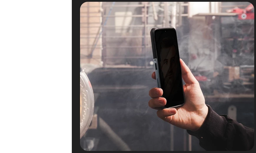 Išmanusis telefonas MyPhone Hammer Construction 2 5G, 6/128G, sidabrinis aprašymas - Prekės nuotrauka