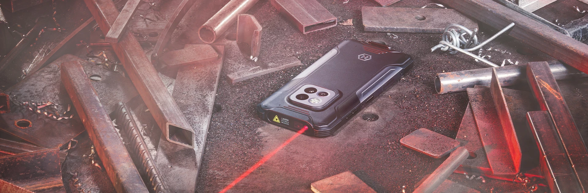 Išmanusis telefonas MyPhone Hammer Construction 2 5G, 6/128G, sidabrinis aprašymas - Prekės nuotrauka