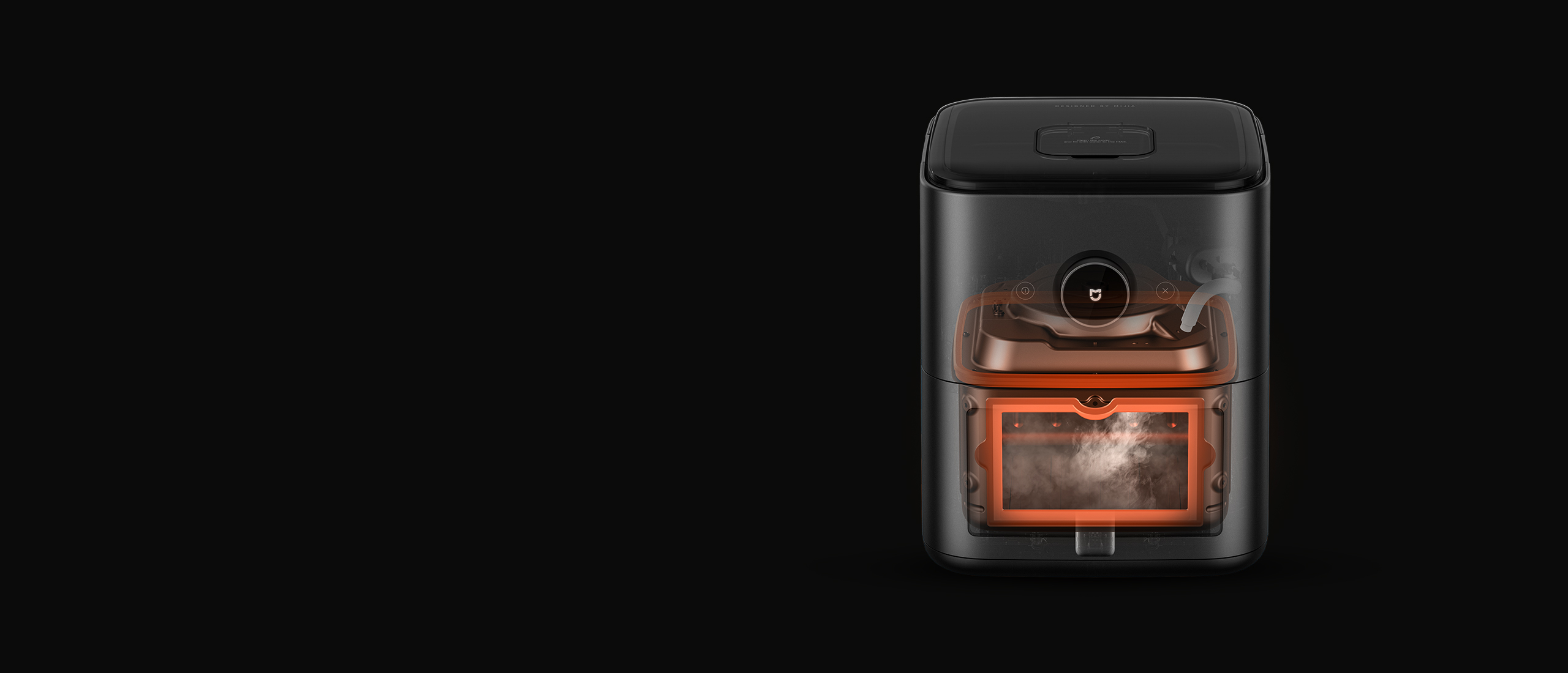 Karšto oro gruzdintuvė Xiaomi Mijia Smart Steam Air Fryer, 7L aprašymas - Prekės nuotrauka
