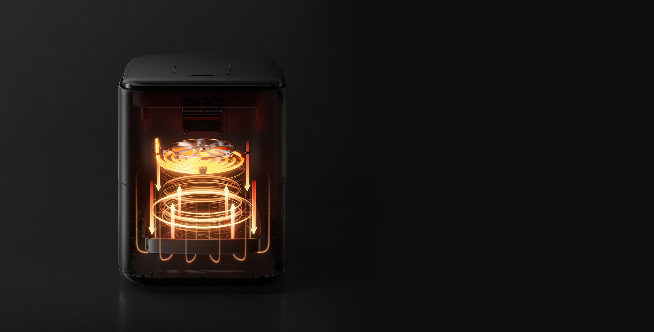 Karšto oro gruzdintuvė Xiaomi Mijia Smart Steam Air Fryer, 7L aprašymas - Prekės nuotrauka