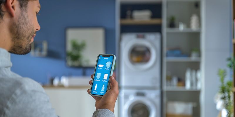 Laisvai pastatoma skalbimo mašina Candy Smart Pro CS 1272DRRE/1-S aprašymas - Prekės nuotrauka