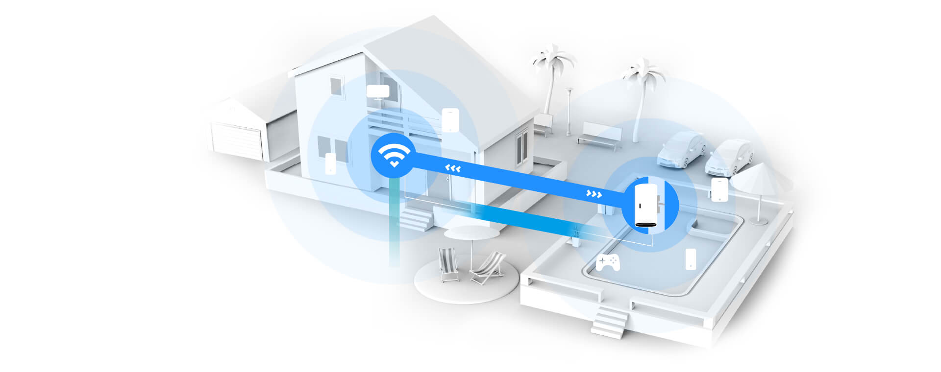 Maršrutizatorius TP-Link Deco X50-Outdoor, Wi-Fi 6 AX3000, iki 3000 Mb/s, 2 × Gigabit, PoE, IP65 aprašymas - Prekės nuotrauka