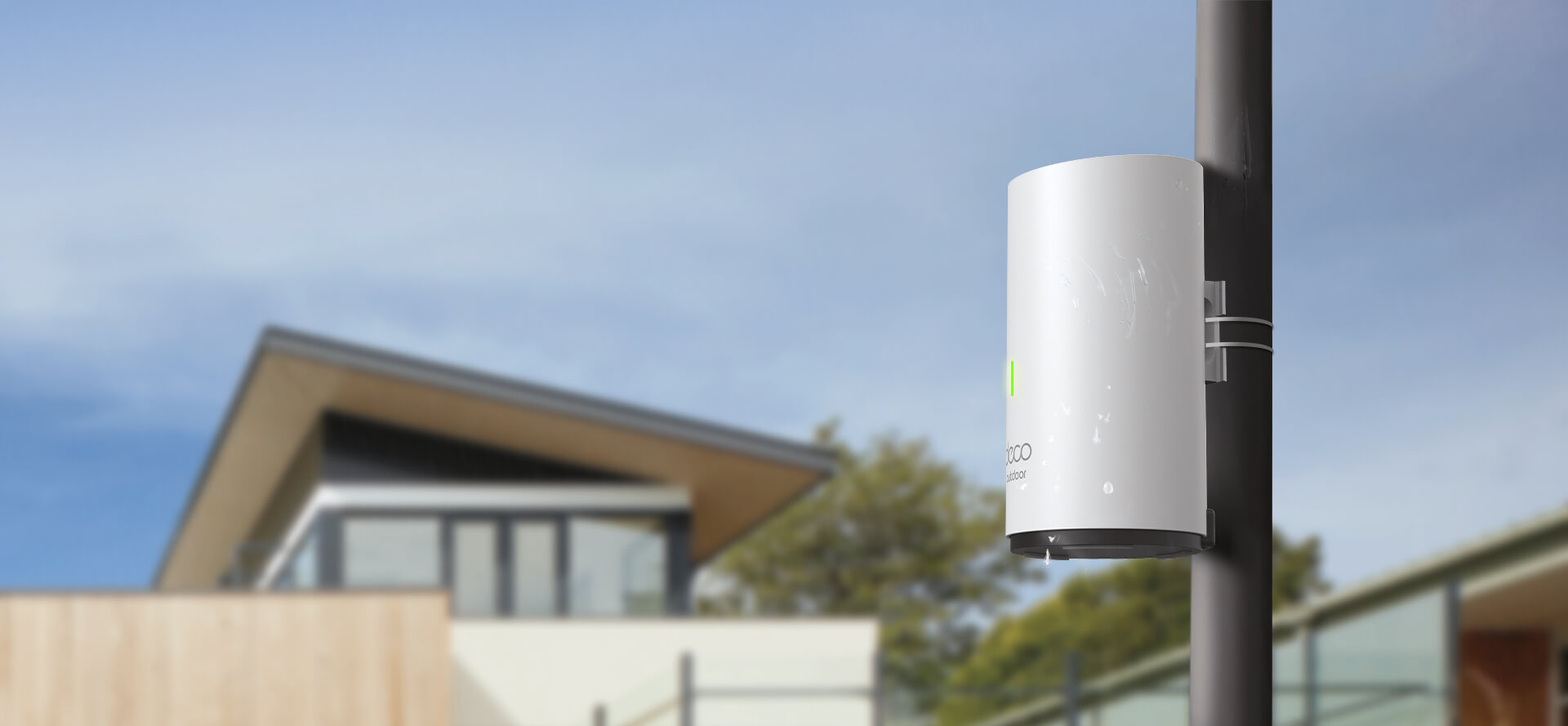 Maršrutizatorius TP-Link Deco X50-Outdoor, Wi-Fi 6 AX3000, iki 3000 Mb/s, 2 × Gigabit, PoE, IP65 aprašymas - Prekės nuotrauka