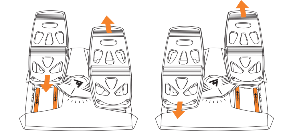 Thrustmaster T-Flight lėktuvo pedalai aprašymas - Prekės nuotrauka