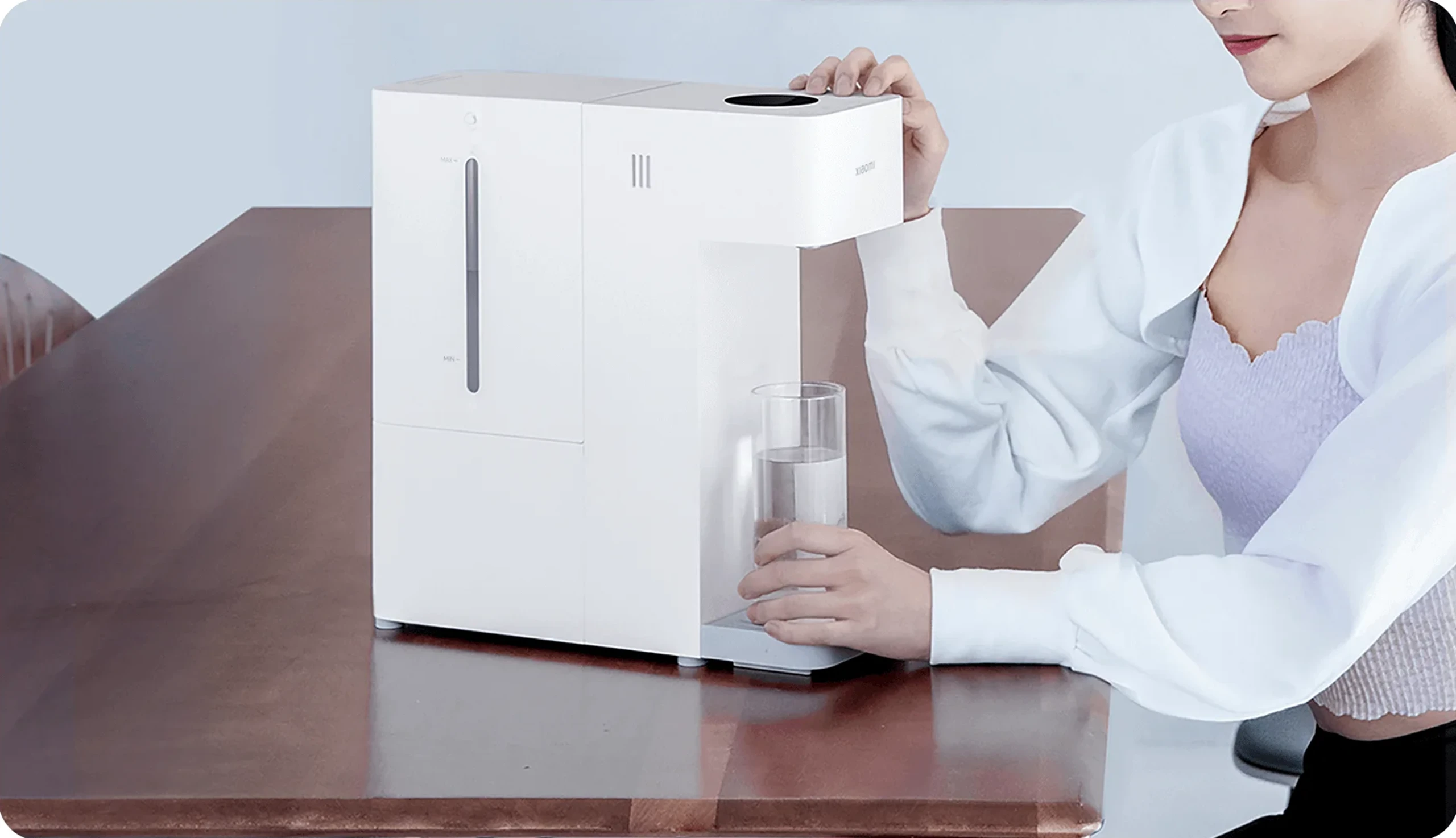 Išmanusis karšto ir šalto vandens dozatorius Xiaomi Smart Water Dispenser (Hot and Cold) | 2250 W | Baltas aprašymas - Prekės nuotrauka