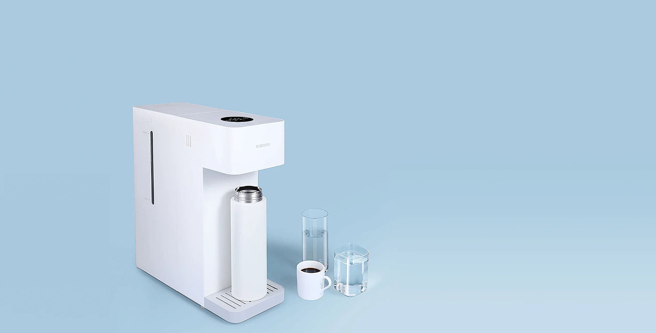 Išmanusis karšto ir šalto vandens dozatorius Xiaomi Smart Water Dispenser (Hot and Cold) | 2250 W | Baltas aprašymas - Prekės nuotrauka
